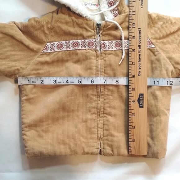 Danny Dare Vintage Courdoroy Nordic Sherpa Overalls & Jacket Set Baby L *read - Picture 9 of 10